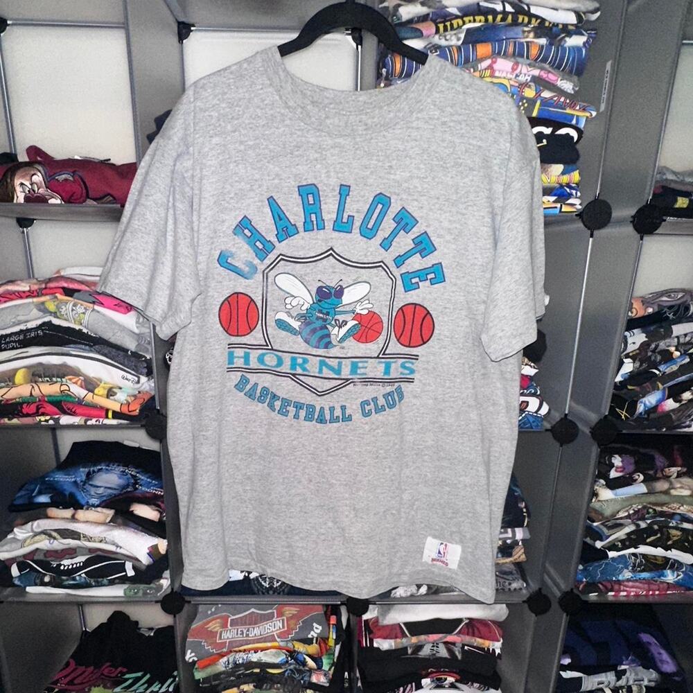 1988 Charlotte Hornets Nutmeg Shirt - XL 24x29
